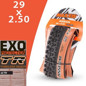 MAXXIS ASSEGAI 다운힐 튜브리스 MTB 자전거 타이어 DH DD 트레일 엔듀로 레이스용 29 인치 27.5 림 29x, 29x2.50 EXO TR Y, 1개