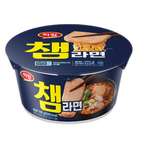 [신제품] 하림 챔라면큰컵 195g, 4개