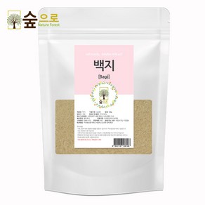 천연팩 백지가루 50g 숲으로허브 곡물팩 백지팩, 4개, 1개입