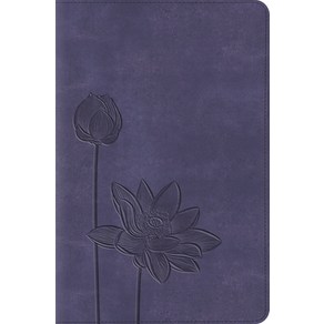 (영문도서) Compact Bible-ESV-Lavender Bloom Imitation Leather