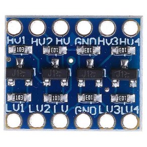 5V-3V IIC UART SPI 4채널 레벨 변환 모듈, 단품