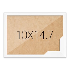 퍼즐액자 10x14.7 고급형 슬림 우드 화이트