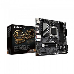 GIGABYTE 정품 기가바이트 B650M K 제이씨현 M-ATX DDR5 AMD 메인보드