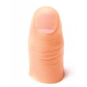 가짜 손가락 모형 골무 마네킹 인공 의수 마술 트릭, 1개, 소프트 엄지 대형