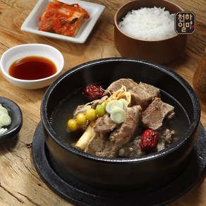 천하일미 홍석천 이원일 뼈없는갈비탕 700g 3팩 갈비탕, 3개