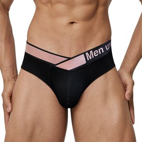 남성 삼각팬티 모달 그라데이션 벨트 힙스터 헬스 팬티 Men's Underpants