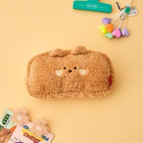 [버터샵] 버터곰 볼하트 낮잠 베개 필통, 선택:단일상품, 1개