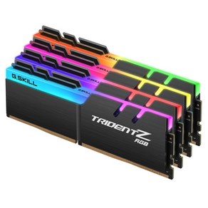 G.SKILL G.SKILL DDR4-3200 CL16 TRIDENT Z RGB 패키지 (64GB(16Gx4)), 4개