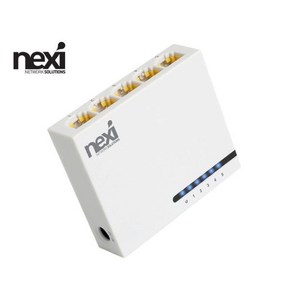 넥시 스위칭허브 5포트 100Mbps, NX-S1005N, 1개