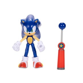 Sonic the Hedgehog 체크포인트 액세서리가 있는 10.2cm(4인치) 소닉 액션 피규어. 3세 이상 (Sega가 공식 라이선스)