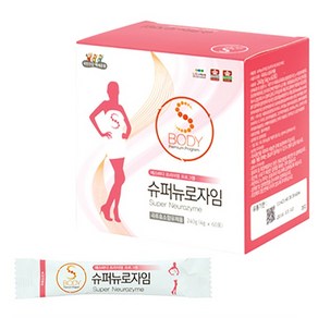 GSL S-Body 슈퍼뉴로자임 1박스(60포), 3개, 240g