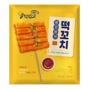 달떡볶이 쫄깃바삭 떡꼬치 330g, 1개