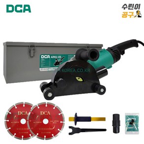 dca 콘크리트 홈파기 6인치 도로 커팅기 시멘트 절단기 AZR02150 마른날 포함, 1개