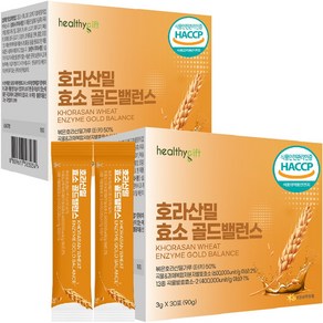 [런칭특가] 호라산 밀 효소 골드 밸런스 발효 곡물 콤부 효소 가루 식약처 HACCP 인증 분말 스틱