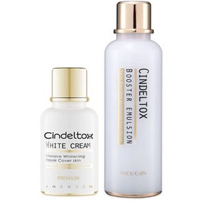 신델톡스 화이트크림 부스터 에멀젼 2종세트 cindeltox white pemium 50g emulsion 120ml, 1개