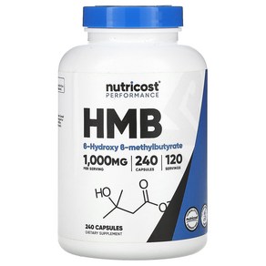 뉴트리코스트 HMB 1000mg 캡슐