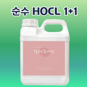 HOCL 살균소독대장 미산성 차아염소산수 뿌리는소독제 대용량 4L 치아염소산수, 1개