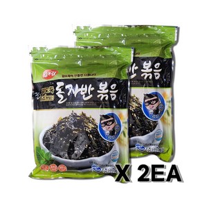 김앤김 김도둑 The 맛있는 돌자반볶음 500g, 2개