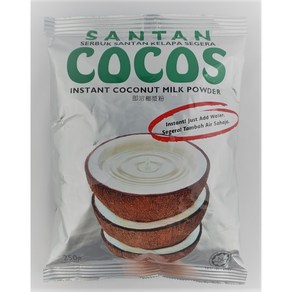 킹 푸드 인도네시아 코코스 산탄 코코넛 밀크 파우더 250g king food santan cocos Coconut Milk Powde 250g, 1개, 1개입