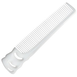 [Y.S.PARK] 바리깡빗 (B2 Combs) YS 213 white 전체길이175mm 가장얇은부분 2.1mm, 1개