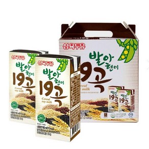 삼육두유 발아현미 19곡 190ml 16팩, 삼육두유 발아현미 19곡, 190ml, 16팩, 16개