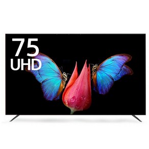 프리토스 75인치 TV (190cm) 4K UHD HDR 중소기업TV FT750SUHD, 75UHD, 고객직접설치, 스탠드형