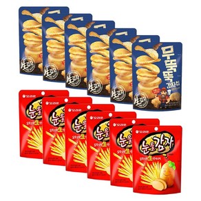 오리온 무뚝뚝감자칩 60g x 6p + 눈을감자 56g x 6p, 1세트
