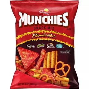 [미국직배송]먼치스 플레이밍 핫 226.8g Munchies Flamin' Hot Flavored Snack Mix