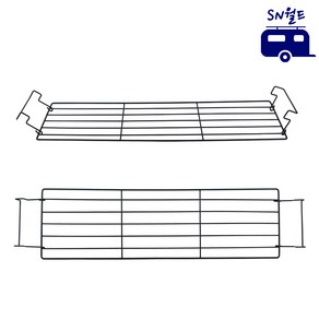 SN월드 아이캔그릴 바베큐그릴 스테인레스그릴 캠핑용 그릴, 1개, ★06.아이캔(미들선반) L