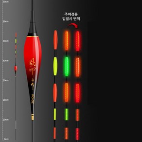 PQ 중통 외통 스마트 전자찌 52cm-65cm낚시 채비 굵은 찌톱 장대 야광 민물, PQ-01 52cm 0.7g, 1개