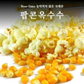 [국내최초] Non-Gmo 국내산 대관령에서 재배한 팝콘 옥수수 800g, 1개