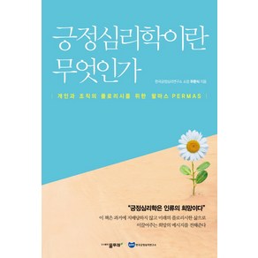 긍정심리학이란 무엇인가:개인과 조직의 플로리시를 위한 팔마스 PERMAS, 물푸레, 우문식