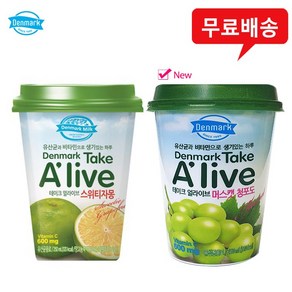 얼라이브 250mlx12컵(스위티자몽6+머스캣6) 무배, 250ml, 1세트