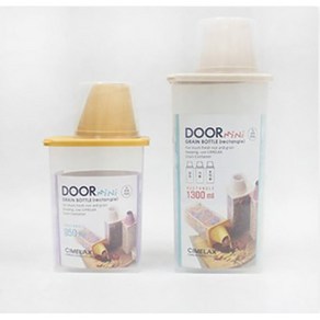 씨밀렉스 도어 미니 잡곡통 사각 950ml 1300ml 2종 다용도 보관용기, 1개