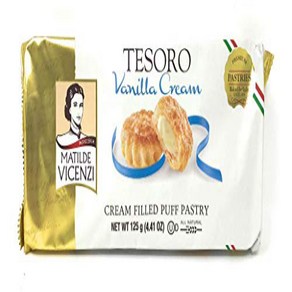 Matilde Vicenzi Puff Pasty Tesoo Vanilla Ceam… 마틸데 비센지 퍼프 페이스트리 테소로 바닐라 크림…, 213.19g, 1개