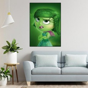 인사이드아웃2 IInside Out 만화 포스터 홈 룸 장식 미적 아트 벽 그림 스티커, 36) z8  20X25cm, 1개