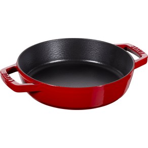 staub [ 20cm ] IH Double Handle Fying Pan 40511-661 스토우브 양손 프라이팬 체리, 1개