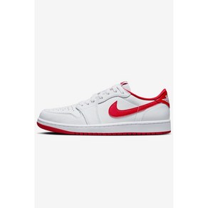 [늘정품] 나이키 NIKE 에어 조던 1 레트로 로우 OG 패션스니커즈 운동화 워킹화 스테디 화이트 유니버시티 레드 화이트 CZ0790-161