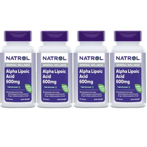 Natrol 미국직배송 나트롤 알파리포산 600mg 칼슘 100mg 45 타블렛 정품