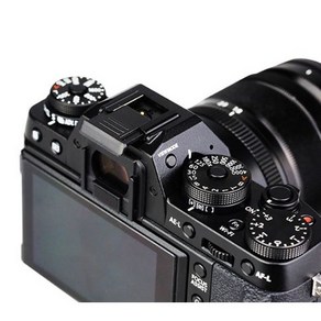 JJC HC-2A 리코 니콘 파나소닉 루믹스 올림푸스 DSLR 카메라 핫슈커버, 블랙, 1개