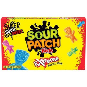 SOUR PATCH KIDS Exteme Sou Soft & Chewy Candy 3.5 oz Box, 1개