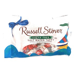 Russell Stove Suga Fee Salt Wate Taffy 10 Ounce 러셀 스토버 무설탕 소금물 타피 10온스, 1개, 283g