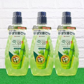 LG생활건강 죽염 가글 오리지널 진 750ml, 3개