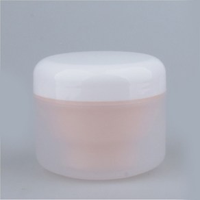 [버블빈] 화장품용기 크림용기-50ml 100ml-핑크 그린 화이트(속캡포함), 50ml-핑크, 1개