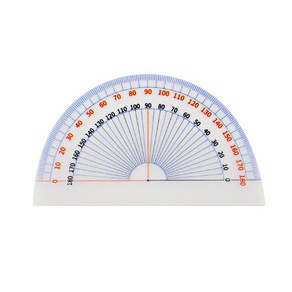 아이스크림몰 반투명 각도기 점착 메모지, 1개, 반투명 각도기 511952_DF