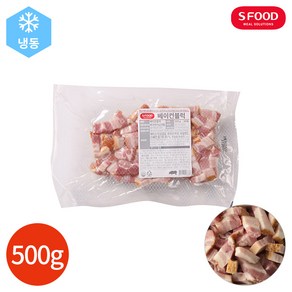 에스푸드 베이컨 블록 500g, 1개