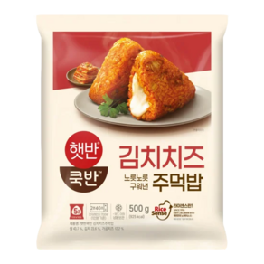 비비고 구워낸주먹밥김치치즈볶음밥500gx2개, 500g, 2개