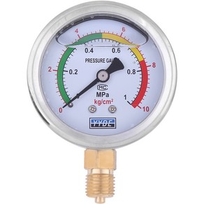 수도압력계 측정기 누수탐지 수압 배관 게이지 시험기, 0-4mpa (40kg) - M14x1.5, 1개