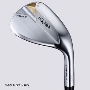 혼마 골프 웨지 58도 60도 S 단품 스틸 샤프트 투어 월드 Wedge 101745, 60° / 12°, NSPRO 950GH 네오/S