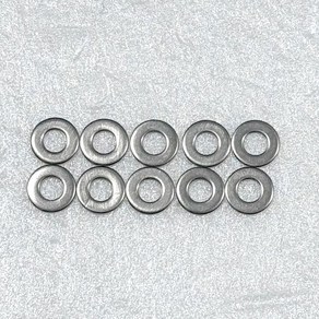 평와셔 M3.5 내경3.5mm 외경8mm 두께0.5mm 스테인리스 스틸304 sus304 10pcs